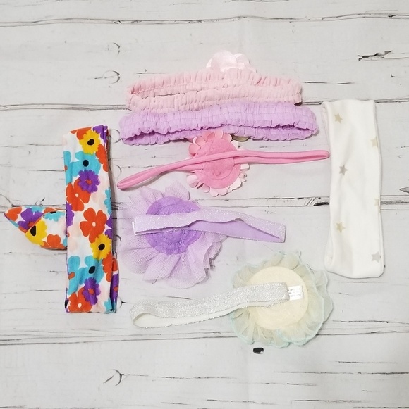 Girl's Baby Headband Bows Lot/Bundle - Picture 2 of 7